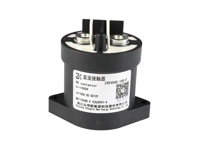 ZXEV045-100A-F Epoxy package Medium Pressure DC Contactor with auxiliary switch