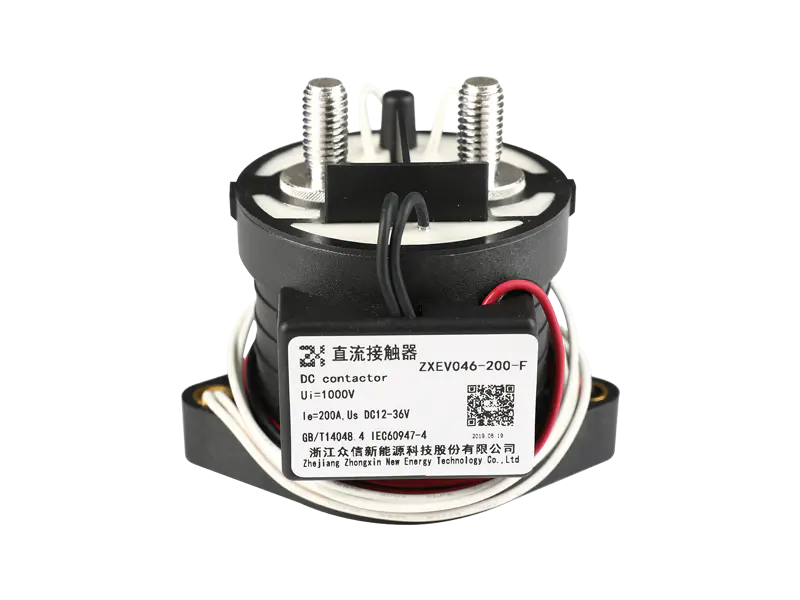 ZXEV046-200A-F Medium Pressure DC relay Epoxy package with auxiliary switch