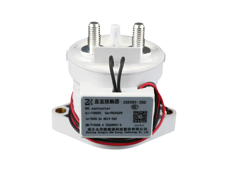 ZXEV01-250A Epoxy encapsulation HV Direct Current Contactor ZXEV01-250A Epoxy encapsulation HV Direct Current Contactor